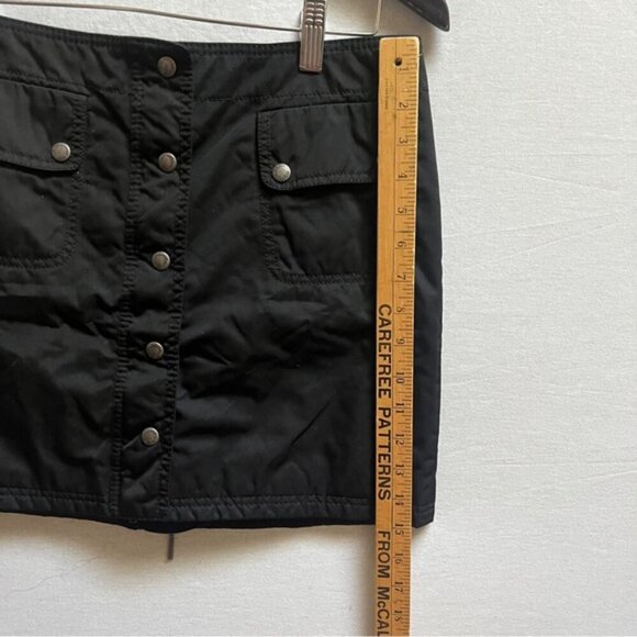 Philosophy di Alberta Ferretti snap button zipper mini skirt Sz 4 - Picture 10 of 11